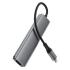ACEFAST J16 5 in 1 USB-C Hub 4K HD PD 90W Fast Charging 5Gbps Data Transfer Docking Station - Gray